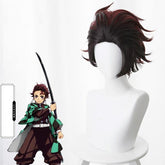 Demon Slayer: Kamado Tanjirou Kimetsu no Yaiba Cosplay Perücke - cosplaycartde